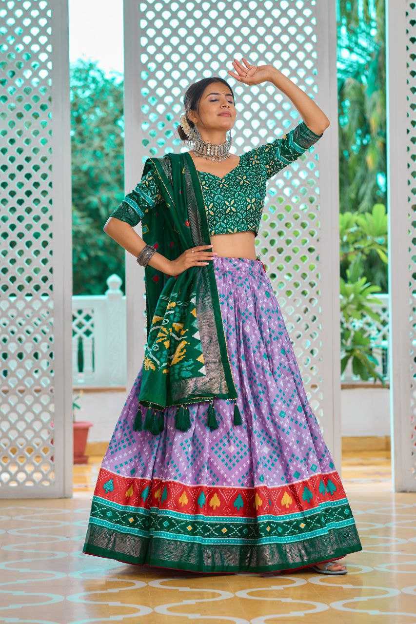 Tussar Silk Kesh187 Palvi Lehengas  Silk Printed Lehengas