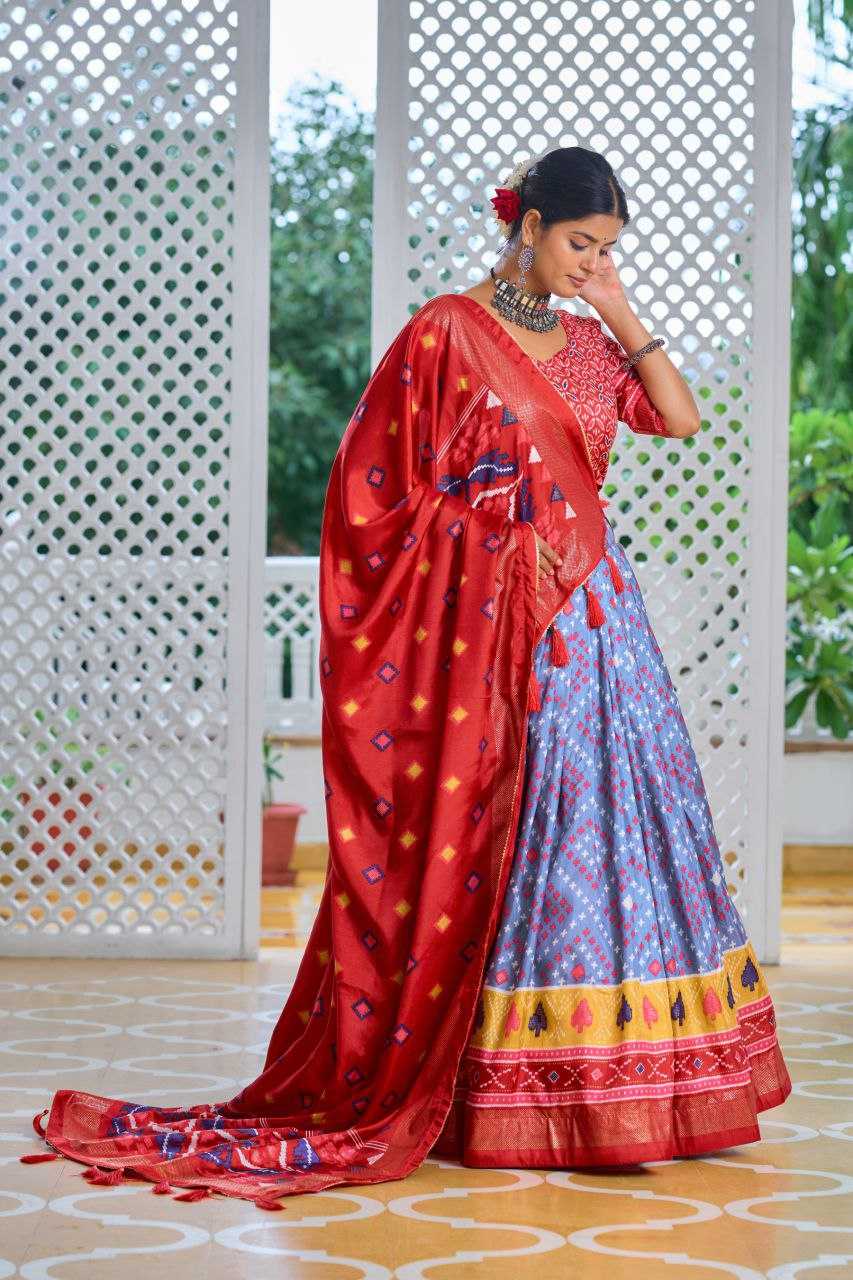 Tussar Silk Kesh187 Palvi Lehengas  Silk Printed Lehengas