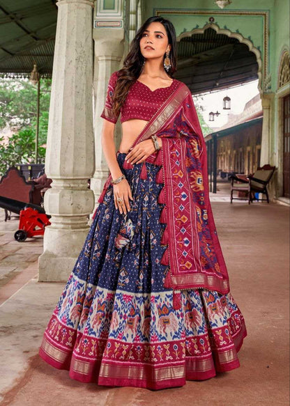 Tussar Silk Kesh187 Sitara Lehengas  Silk Printed Traditional Lehengas