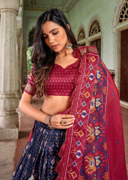 Tussar Silk Kesh187 Sitara Lehengas  Silk Printed Traditional Lehengas