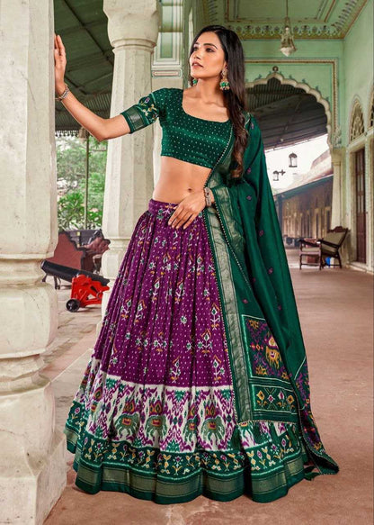 Tussar Silk Kesh187 Sitara Lehengas  Silk Printed Traditional Lehengas