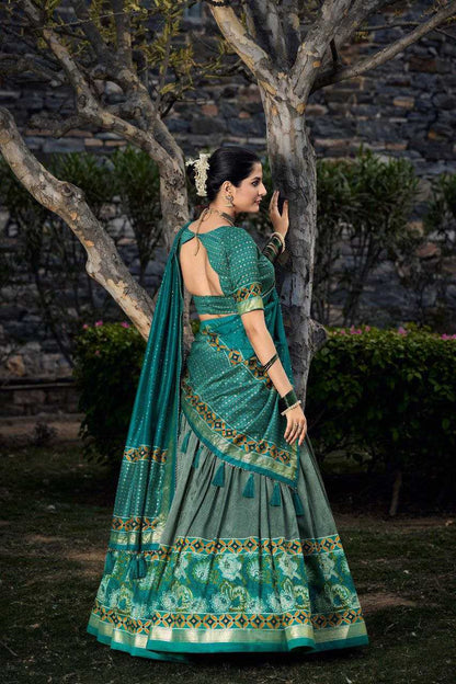 Tussar Silk Kesh187 Tulsi Lehengas  Silk Printed Lehengas