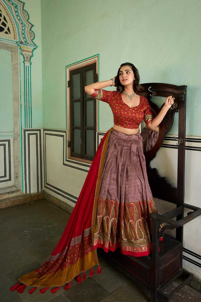 Tussar Silk Lcb 1209  Lehengas