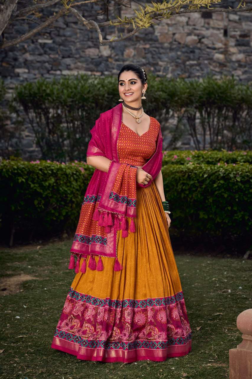 Tussar Silk Lcb 1210  Lehengas