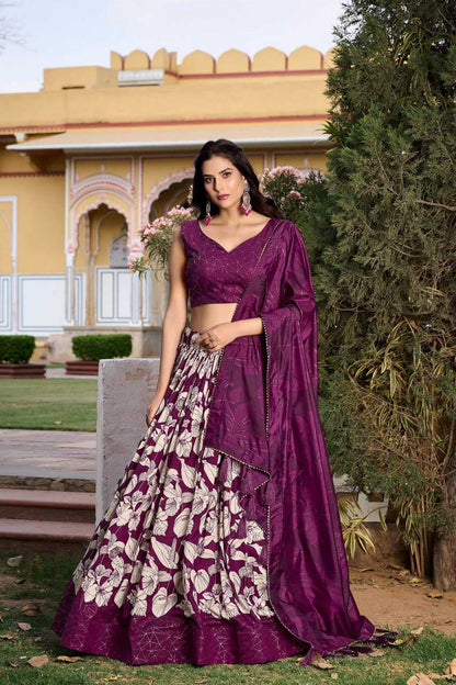 Tussar Silk Lcb 1213  Lehengas