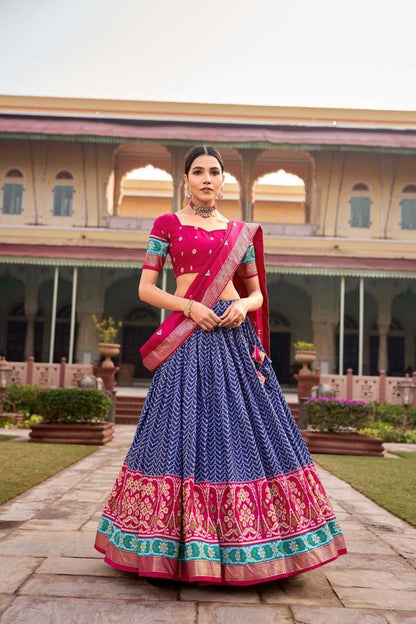 Tussar Silk Lvb 1206 Lehengas  Traditional Navratri Chaniya Choli