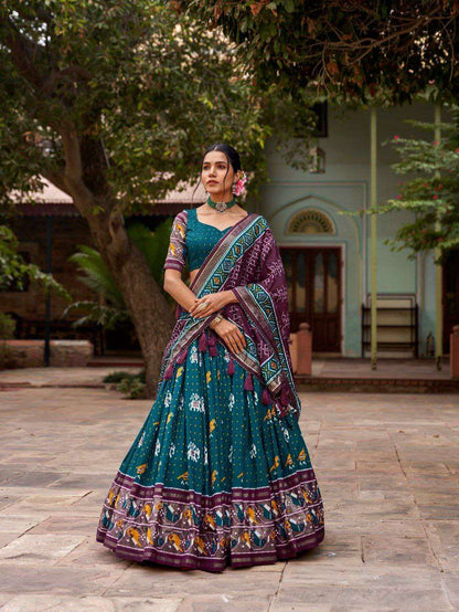 Tussar Silk Rin145 1202 Lehnegas  Fancy Traditional Lehenga