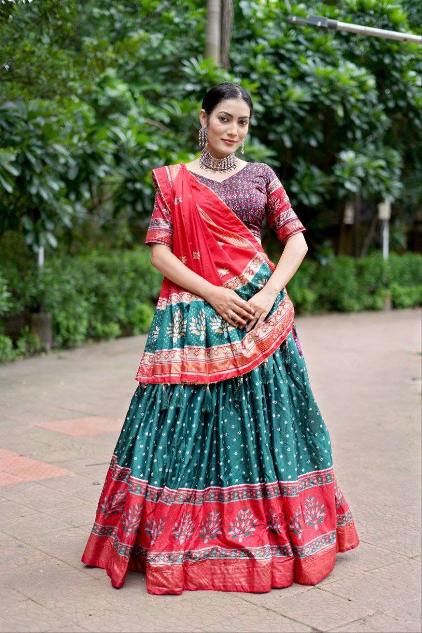 Tussar Silk Rin145 1226 Lehengas  Traditional Lehengas