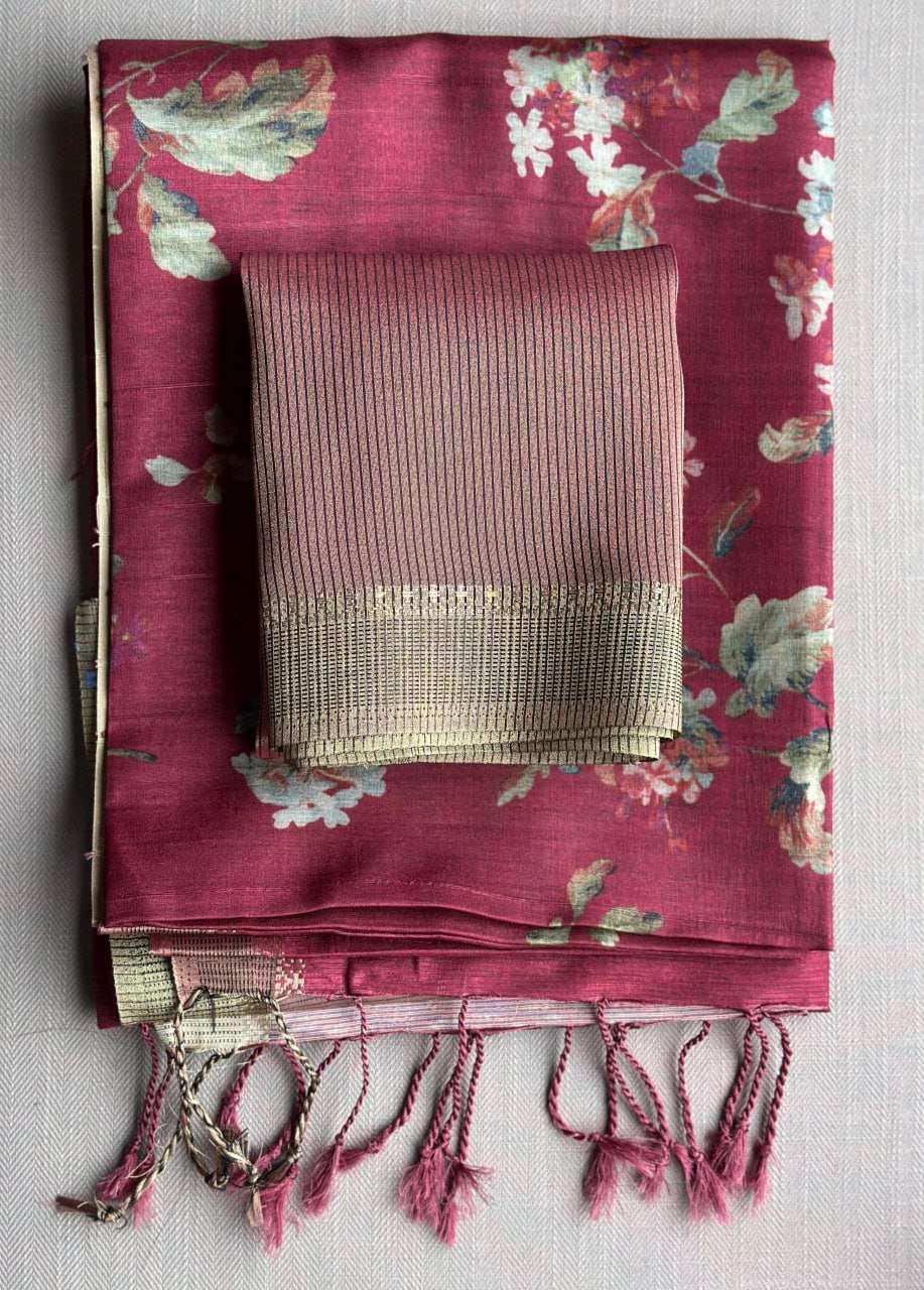 Tussar Silk Rae 05 Silk Sarees  Soft Silk Tussar Silk Printed Silk Sarees