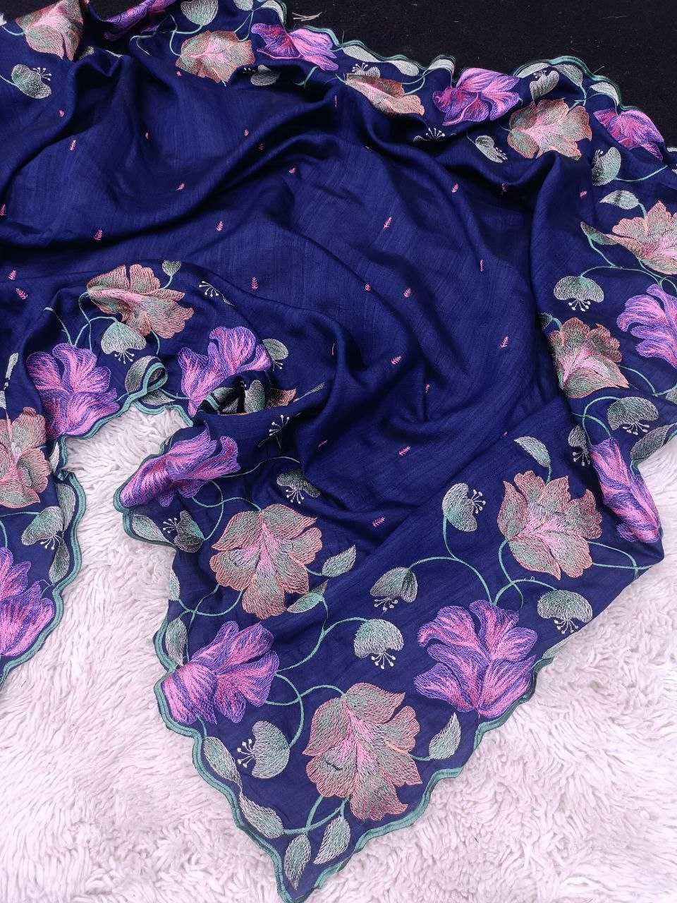 Tussar Silk Rae All  Saree