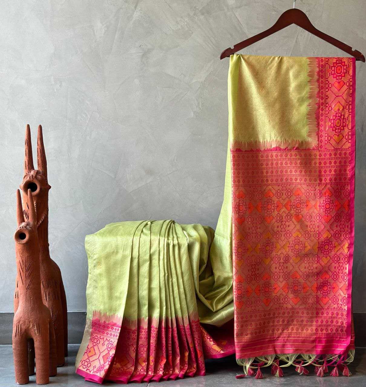 Tussar Silk Rae Beautiful  Sarees