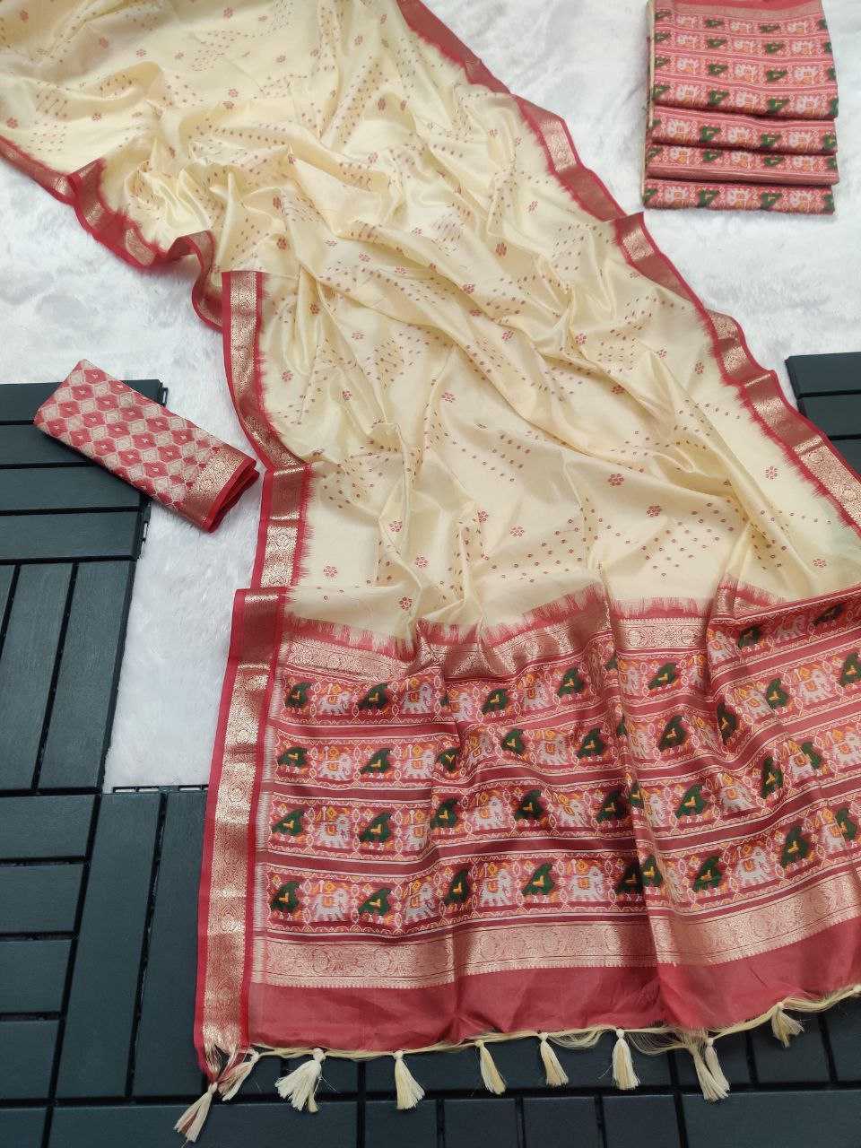 Tussar Silk Rae Saree  Sarees