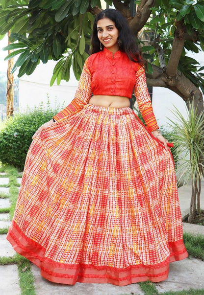 Tussar Silk Rin119 7141 Lehengas  Silk Printed Zari Work Lehengas