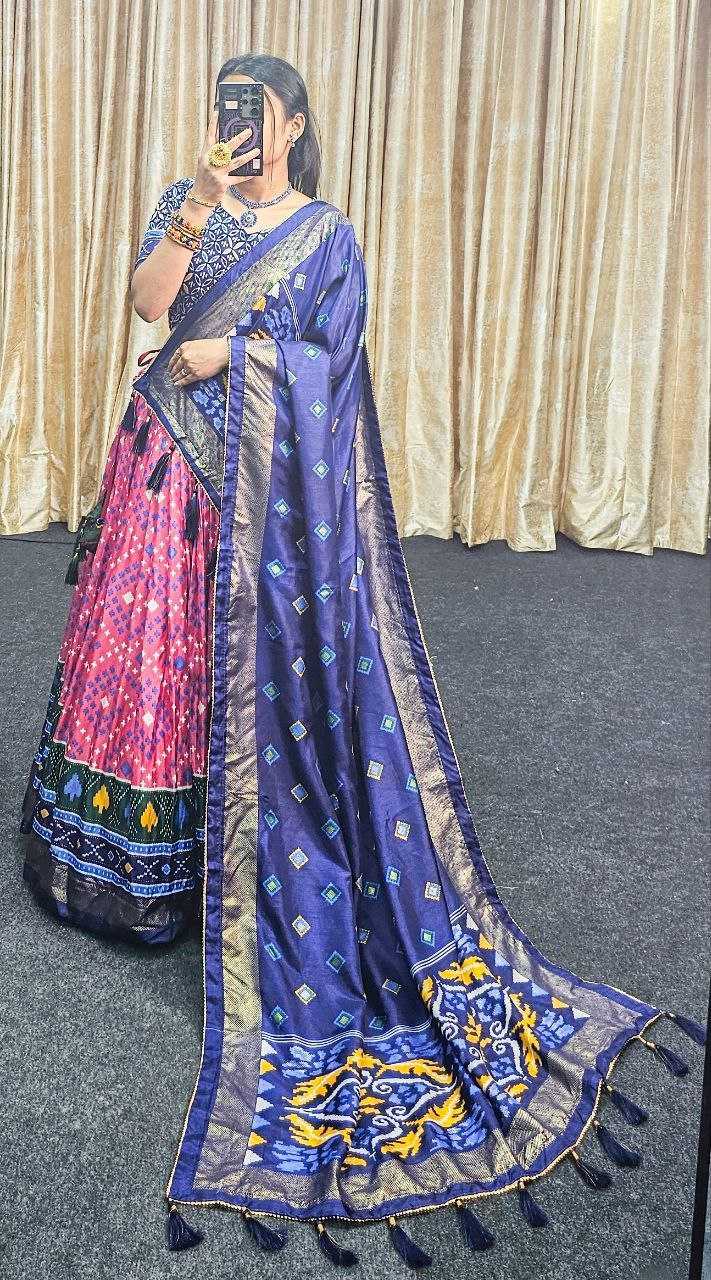 Tussar Silk Rin145 1246 Lehengas  Printed Traditional Silk Lehengas