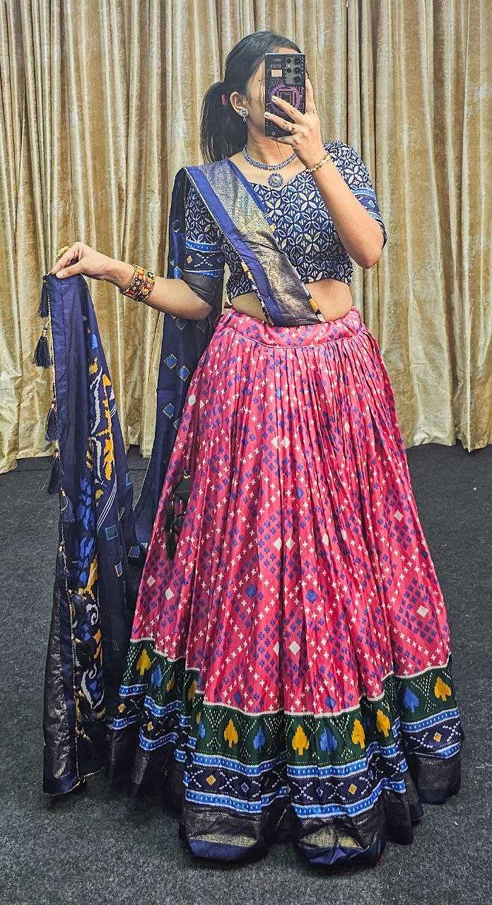 Tussar Silk Rin145 1246 Lehengas  Printed Traditional Silk Lehengas