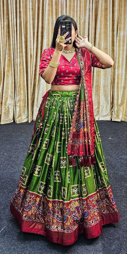 Tussar Silk Rin145 1247 Lehengas  Traditional Silk Printed Lehengas