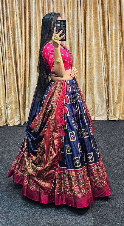 Tussar Silk Rin145 1247 Lehengas  Traditional Silk Printed Lehengas