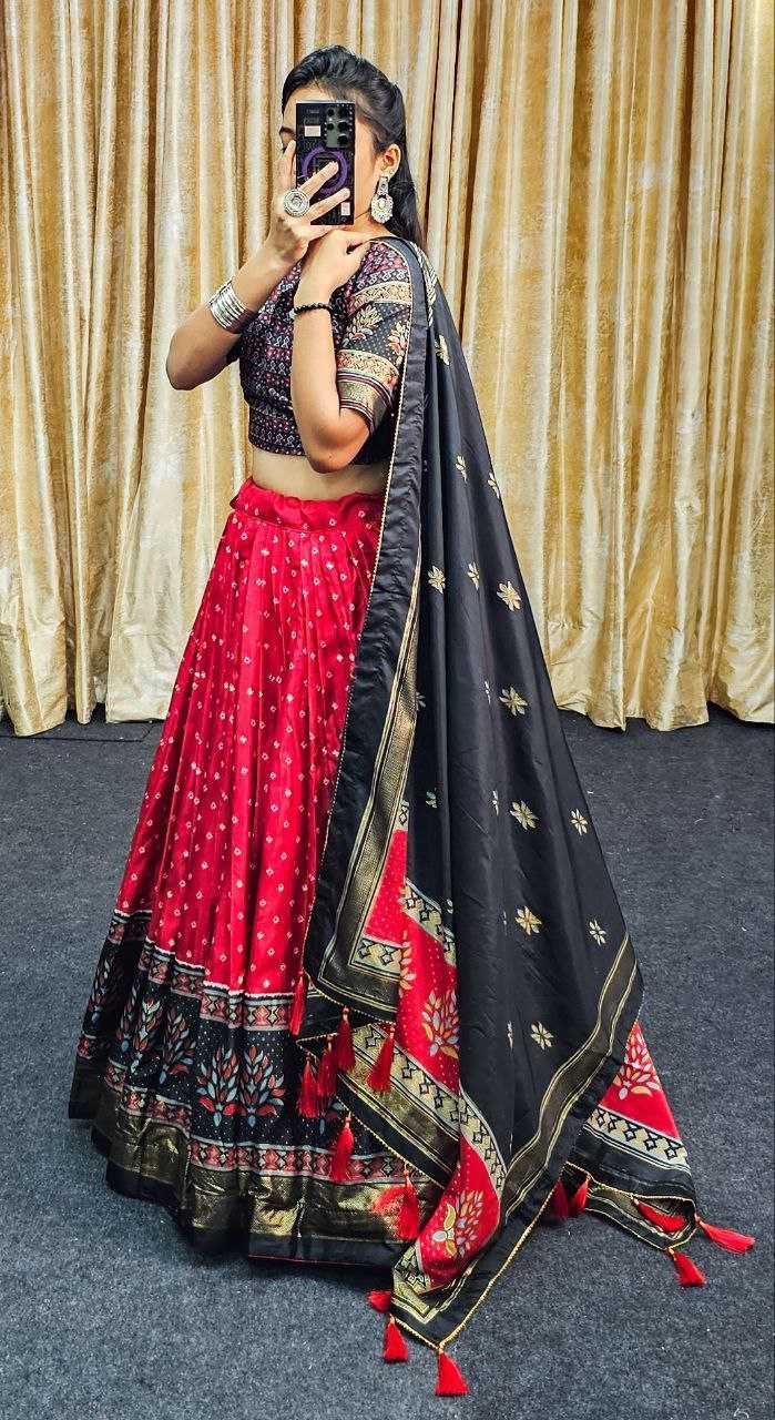 Tussar Silk Rin145 1248 Lehengas  Traditional Silk Printed Lehengas