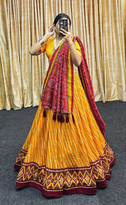 Tussar Silk Rin145 1251 Lehengas  Traditional Silk Printed Lehengas