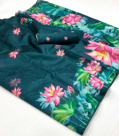 Tussar Silk Rin199 Smh04 Silk Sarees  Soft Silk Tussar Silk Printed Silk Sarees