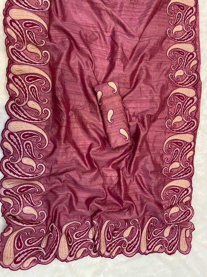 Tussar Silk Rrs 45 Silk Sarees  Soft Silk Tussar Silk Gadwal Sarees