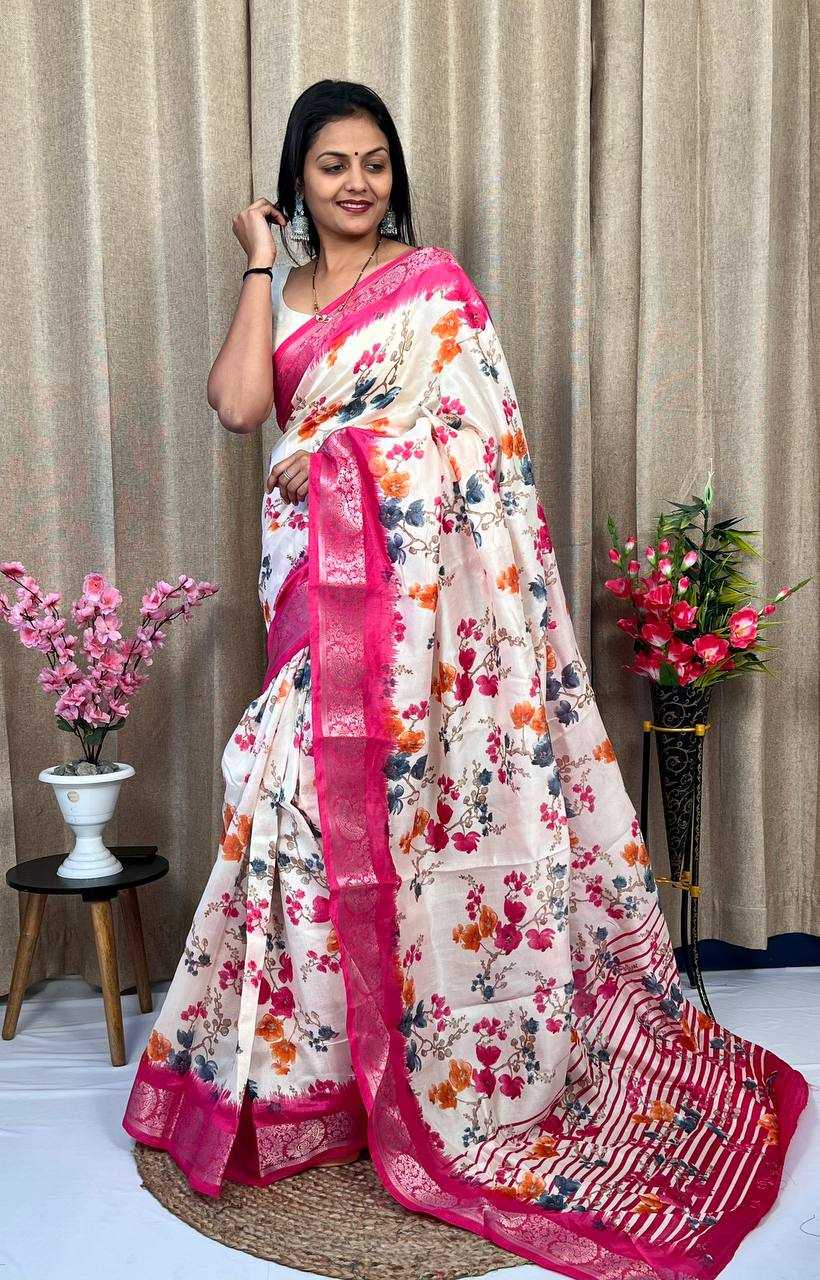 Tussar Silk Rwc 22 Sarees  Fancy Printed Ladies  Sarees