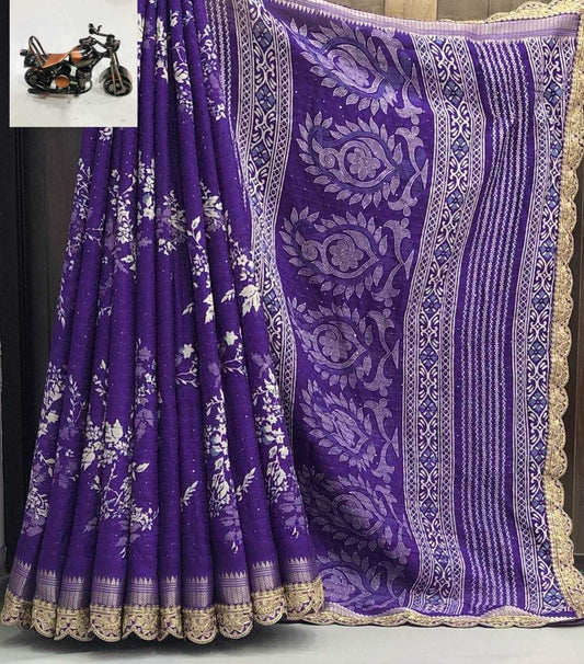 Tussar Silk Rwc Tranding Sarees  Ladies Printed Leheriya Sarees