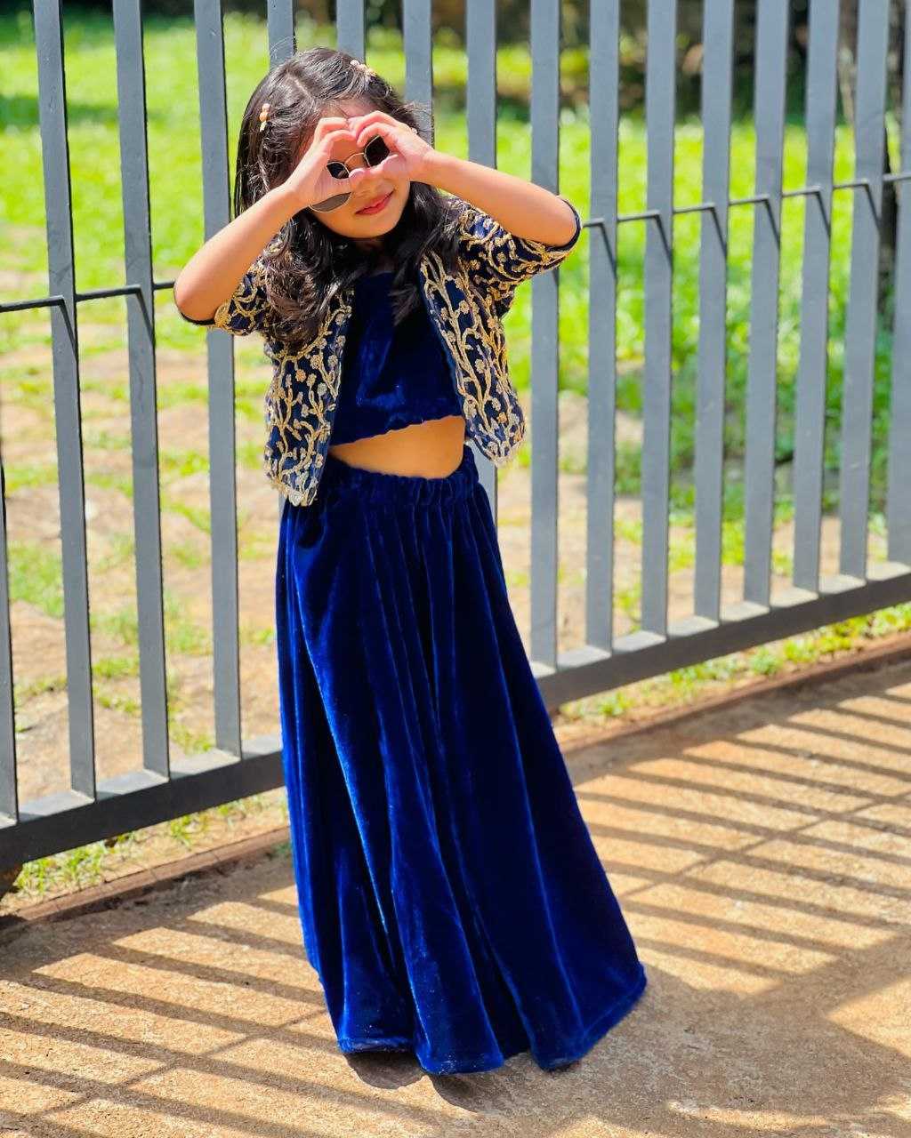 Velvet Bab 28 Kids Wear  Kids Lehengas