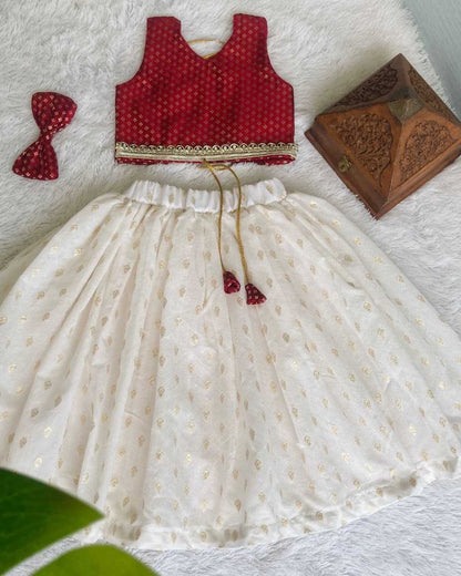 Velvet Bab 30 Kids Wear  Kids Lehengas