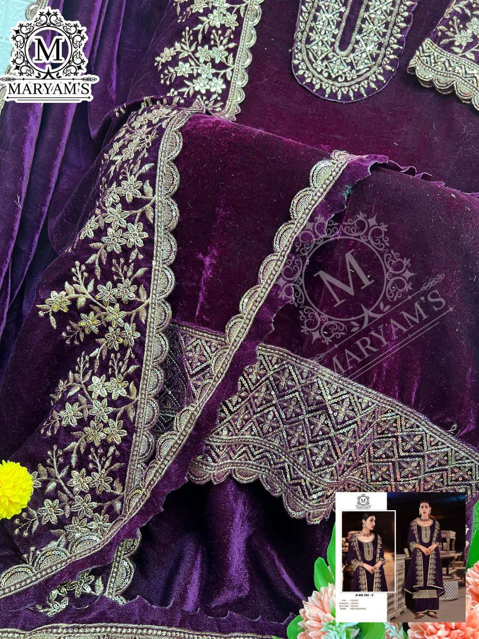 Velvet Kal 160 Suits & Dresses  Unstitched Suits E