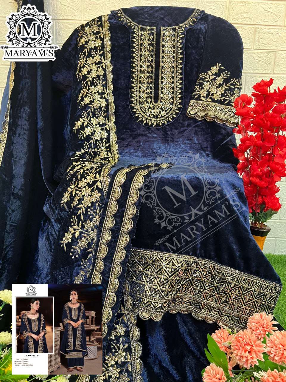 Velvet Kal 160 Suits & Dresses  Unstitched Suits E