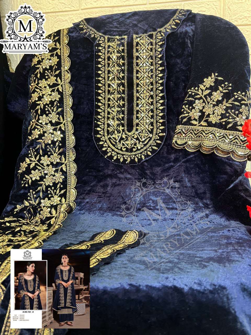 Velvet Kal 160 Suits & Dresses  Unstitched Suits E