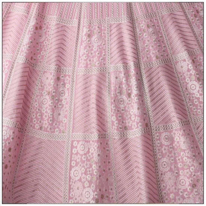 Vichitra Silk Kesh179 Ahb102 Lehengas  Designer Silk Embroidered Pink Lehengas