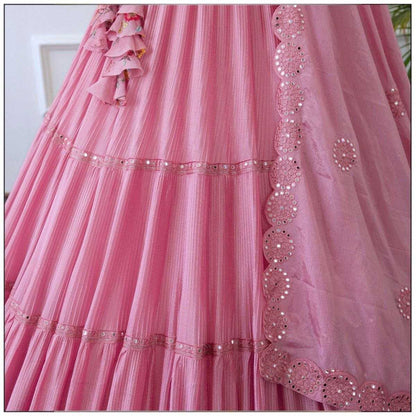 Vichitra Silk Kesh179 Ahb102 Lehengas  Wedding Sequins Fancy Lehengas