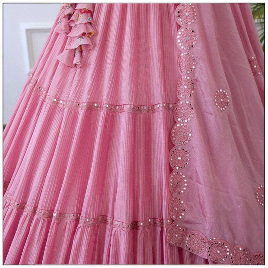 Vichitra Silk Kesh179 Ahb102 Lehengas  Wedding Sequins Fancy Lehengas