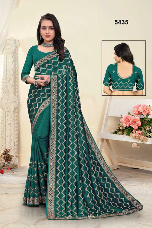 Vichitra Silk Rsrm 5435 Sarees  Fancy Embroidered Wedding Sarees