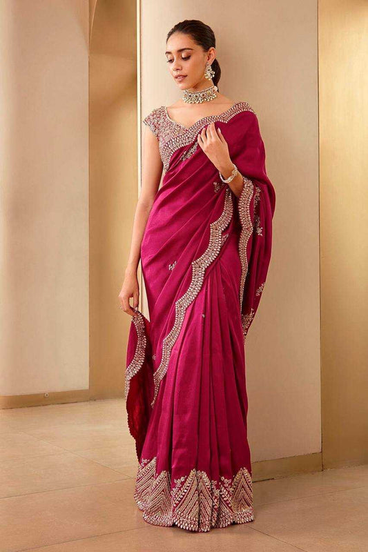 Vichitra Silk Rvl 24 Sarees  Party Wear Fancy Embroidered Sarees