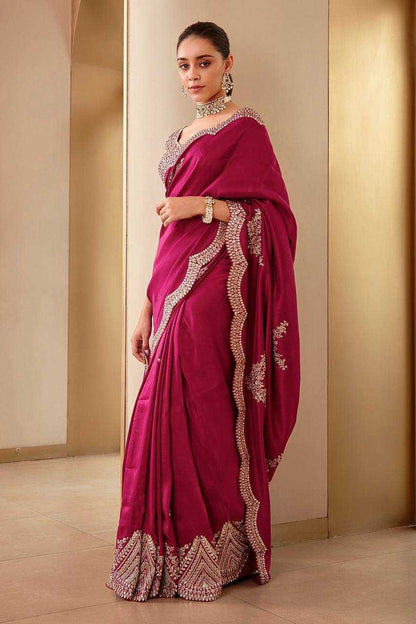 Vichitra Silk Rvl 24 Sarees  Party Wear Fancy Embroidered Sarees