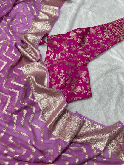 Viscose Ape 48 Sarees  Jacquard Zari Border Viscose Sarees