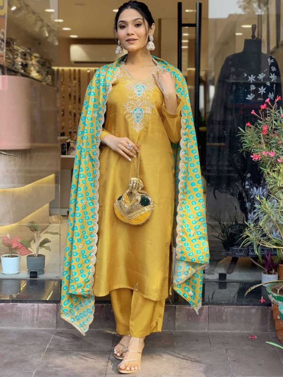 Viscose Jnc 253 Suits & Dresses  Embroidery Ladies Salwar Suits