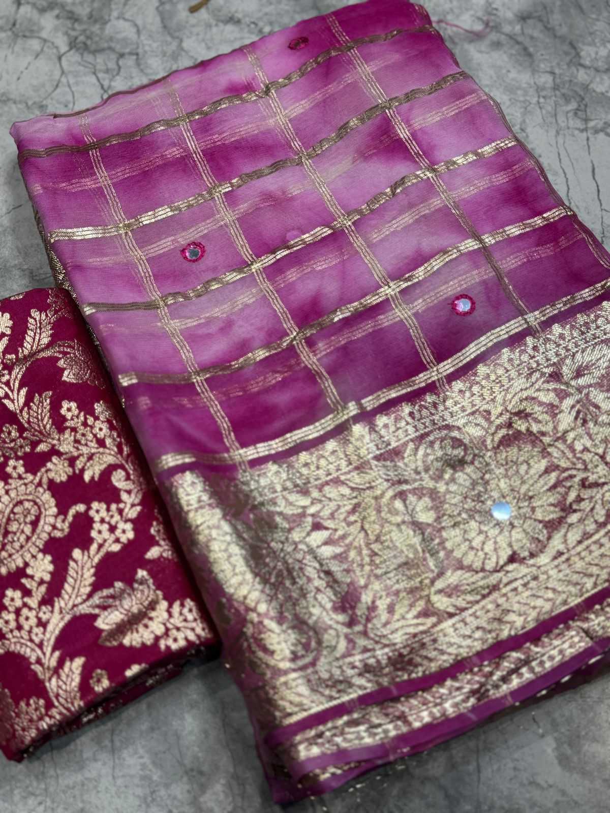 Viscose Kesh101 Ant131 Sarees  Viscose Zari Border Ladies Sarees