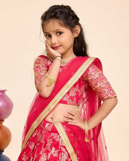 Viscose Kesh109 Rrkt27 Kids Wear  Kids Lehengas