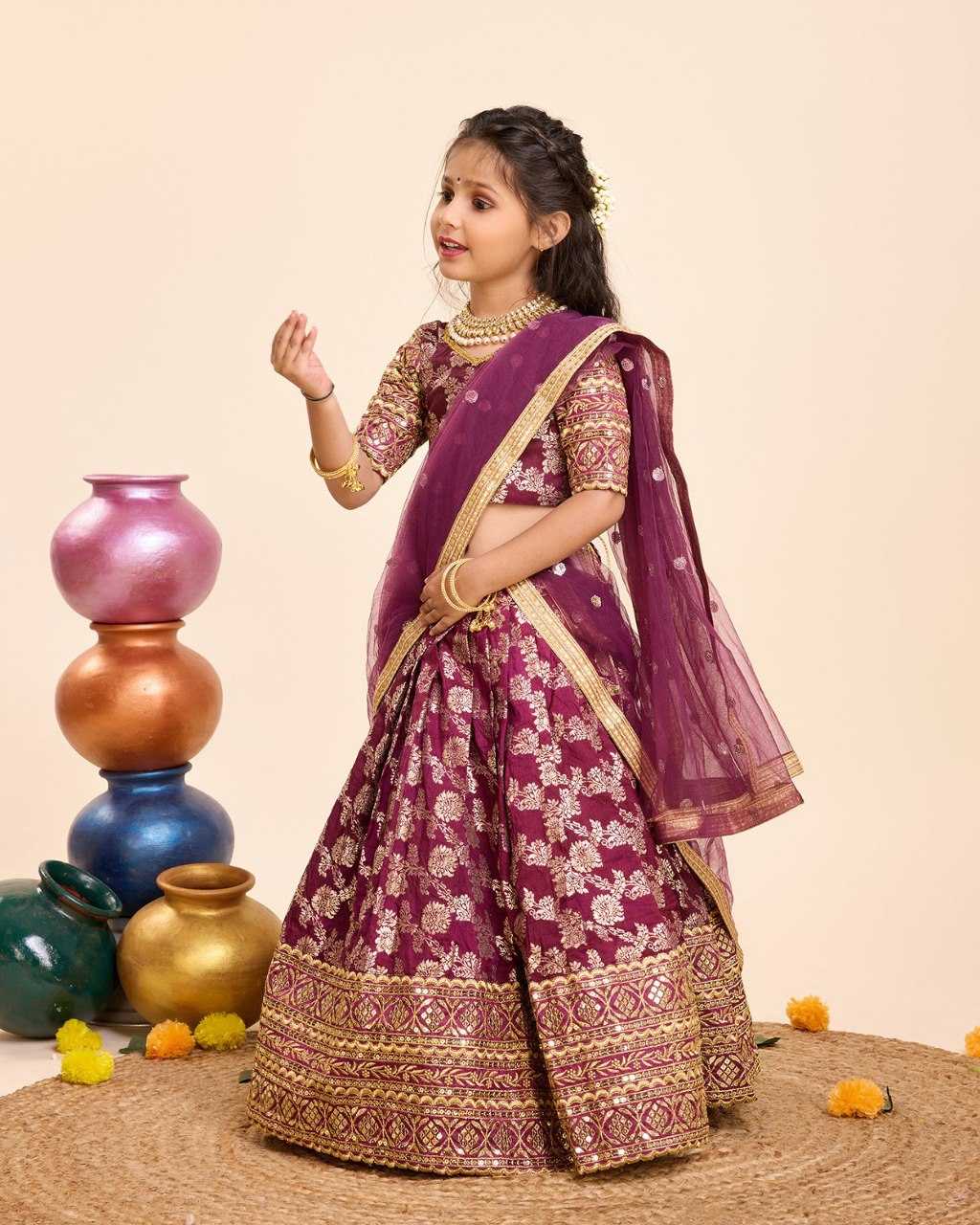 Viscose Kesh109 Rrkt27 Kids Wear  Kids Lehengas