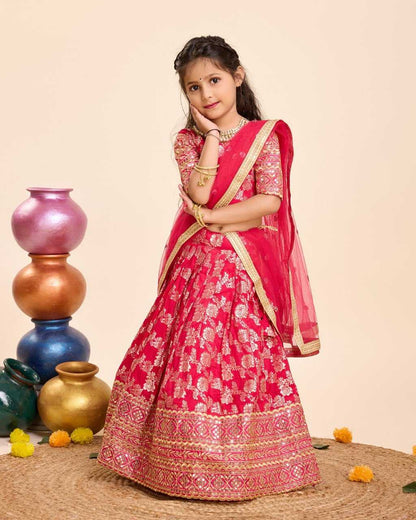 Viscose Kesh109 Rrkt27 Kids Wear  Kids Lehengas