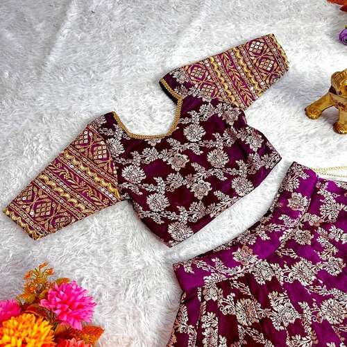 Viscose Kesh109 Rrkt27 Kids Wear  Kids Lehengas