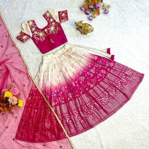 Viscose Kesh109 Rrkt37 Kids Wear  Kids Lehengas