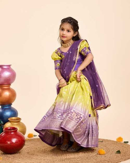 Viscose Kesh109 Rrkt37 Kids Wear  Kids Lehengas