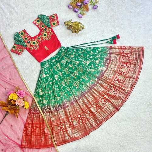 Viscose Kesh109 Rrkt37 Kids Wear  Kids Lehengas