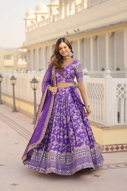 Viscose Kesh132 7080 Lehengas  Fancy Traditional Embroidered Lehengas