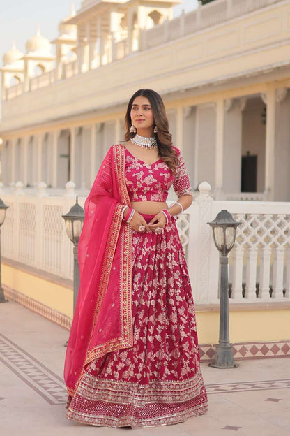 Viscose Kesh132 7080 Lehengas  Fancy Traditional Embroidered Lehengas